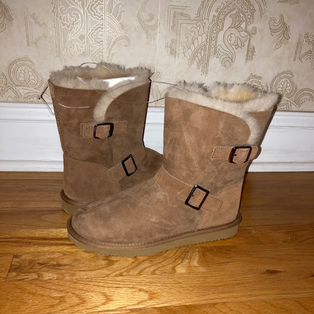 🍂Kirkland Shearling Buckle Boot (Chestnut)🍁 *NEW WITH TAGS* - Picture 6 of 11